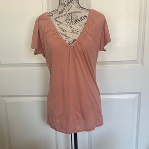 Ralph Lauren Women's Blush V-Neck Tee